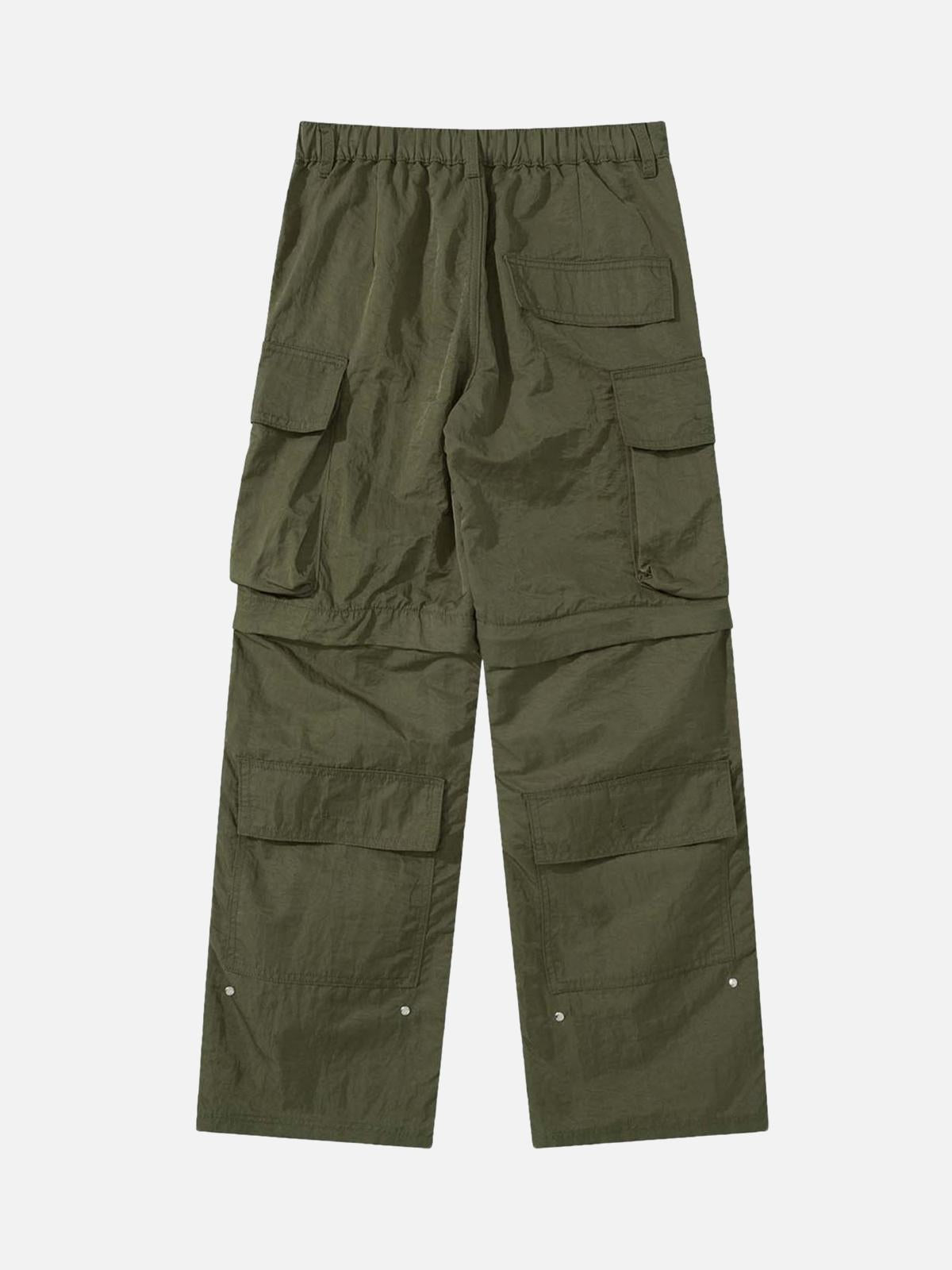 Detachable Multi-Pocket Work Pants