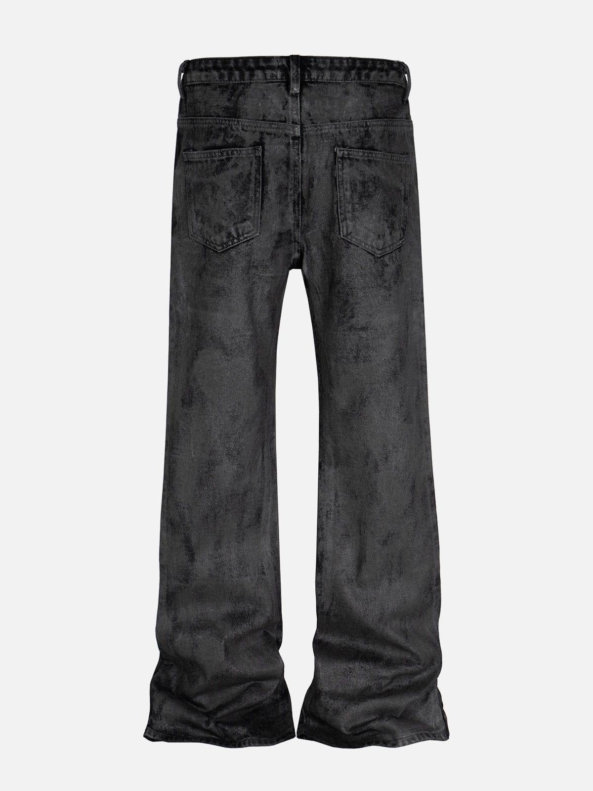 Dip-Dye Washed Jeans