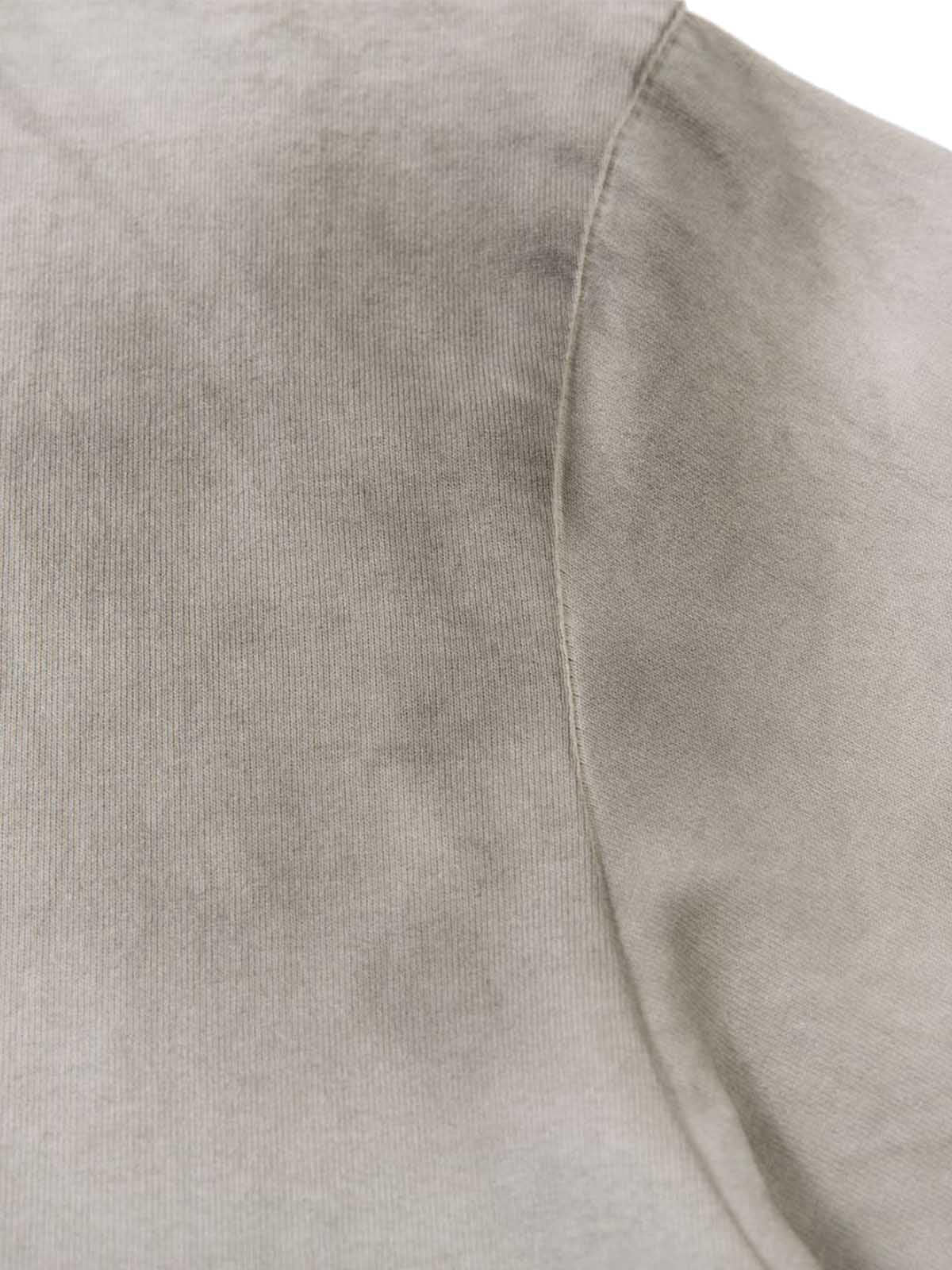 Dirty-Dyed Washed Crew Neck T-Shirt