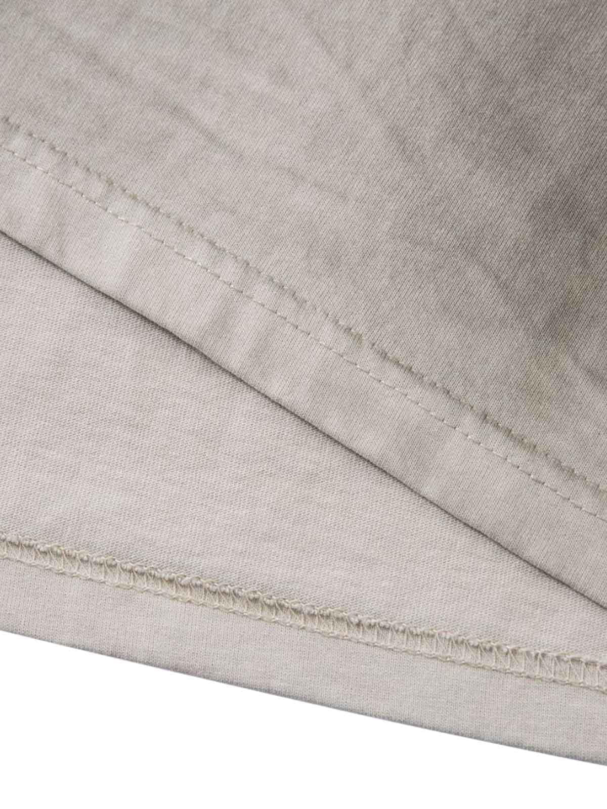 Dirty-Dyed Washed Crew Neck T-Shirt
