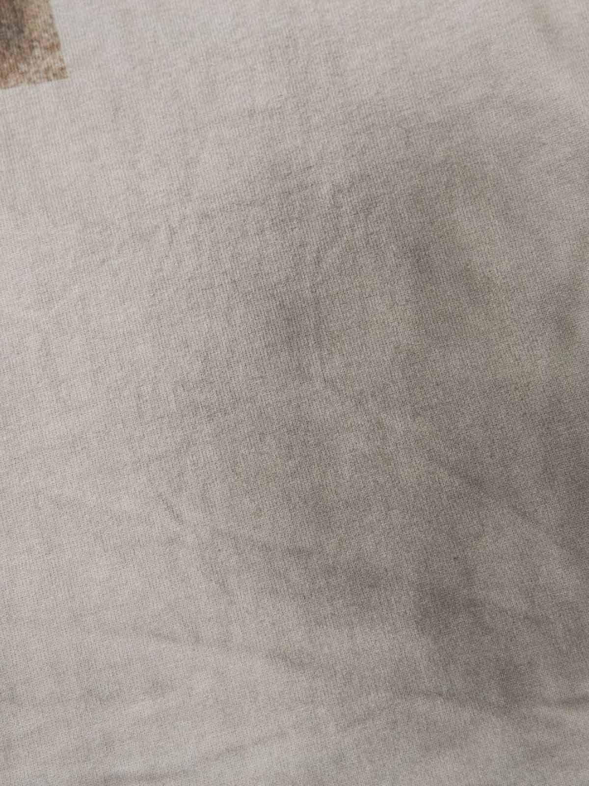 Dirty-Dyed Washed Crew Neck T-Shirt