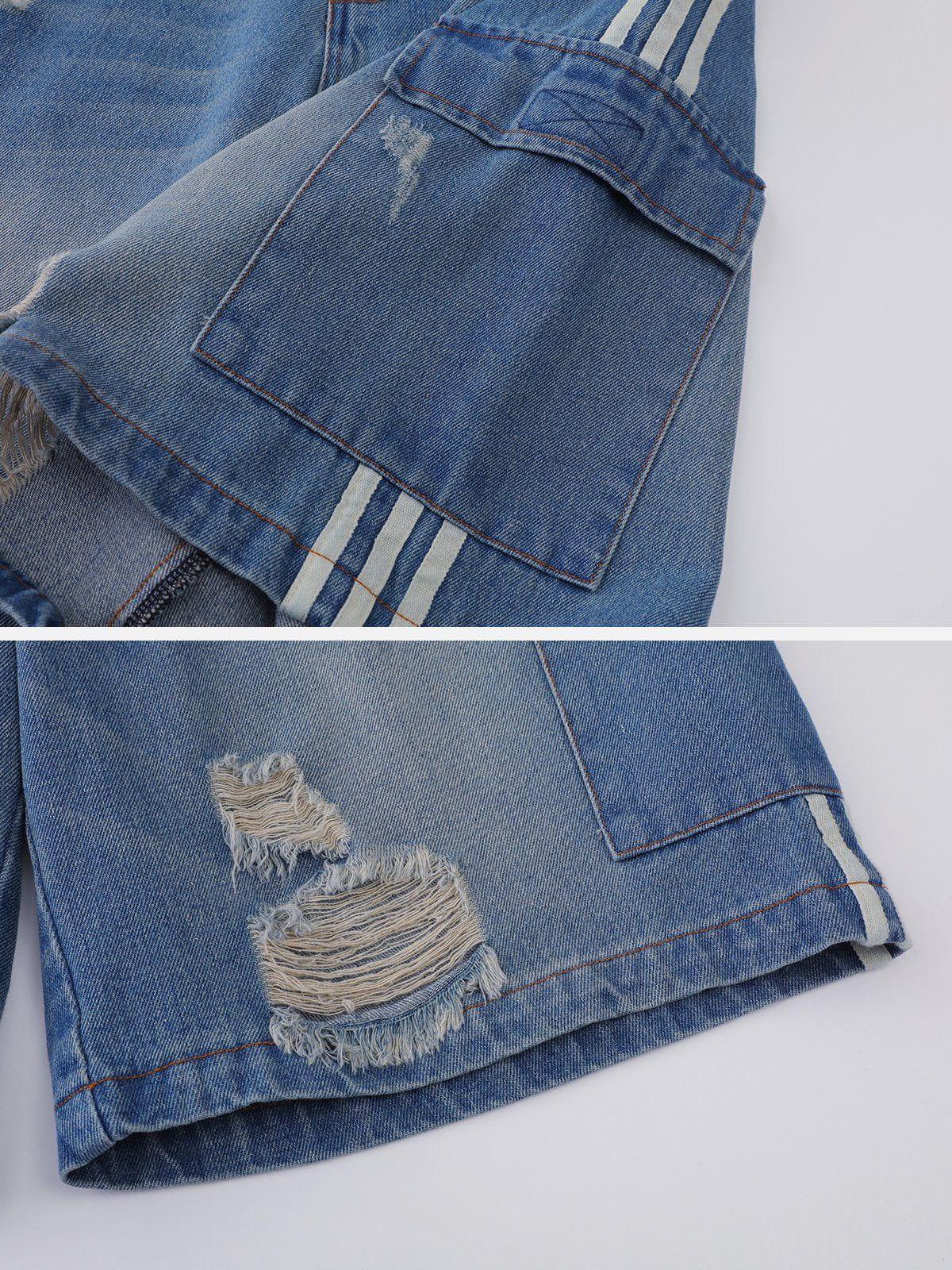 Discreet Side Pockets Jorts