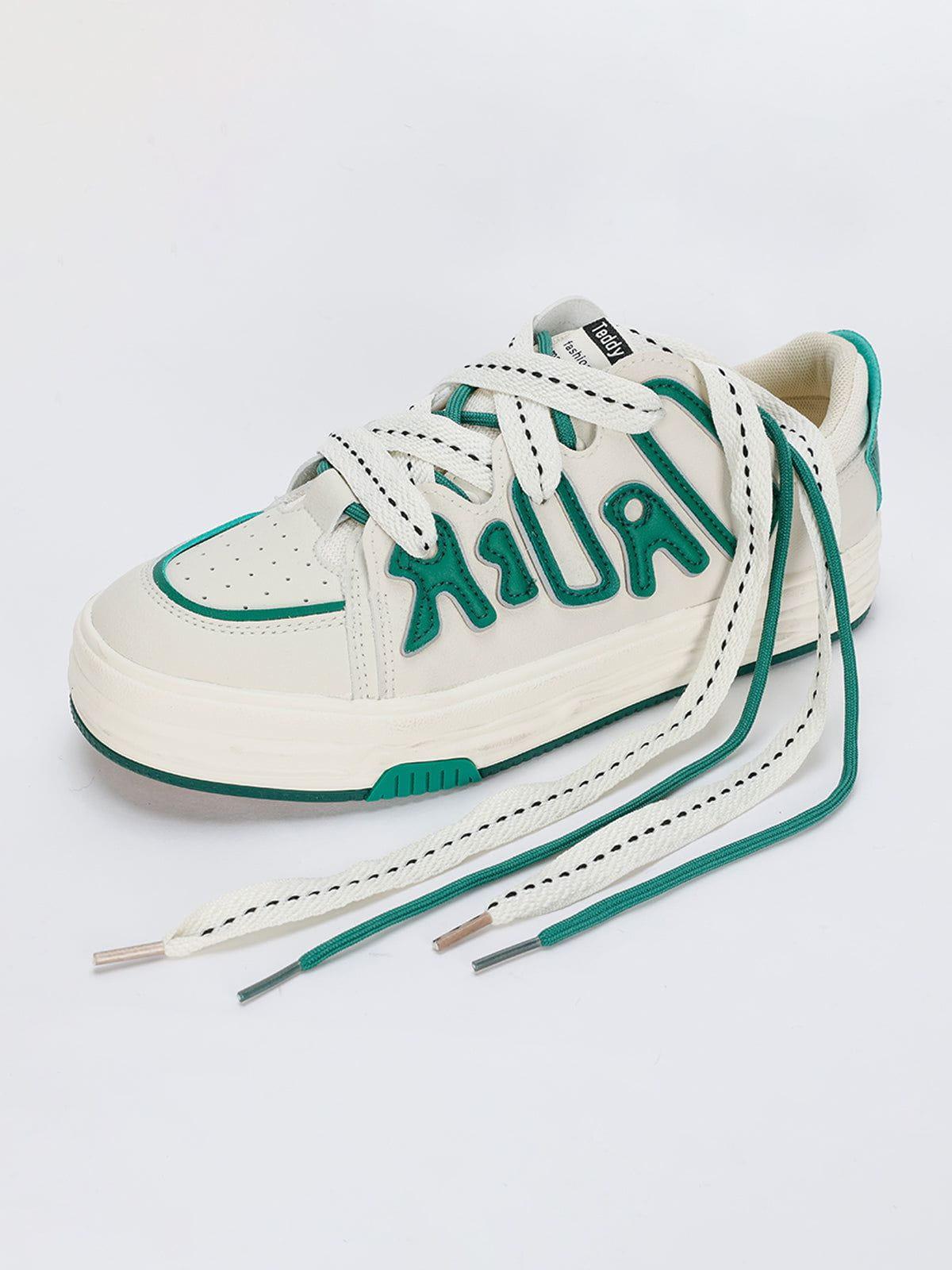 Dissolving Sole Patchwork Skate Shoes