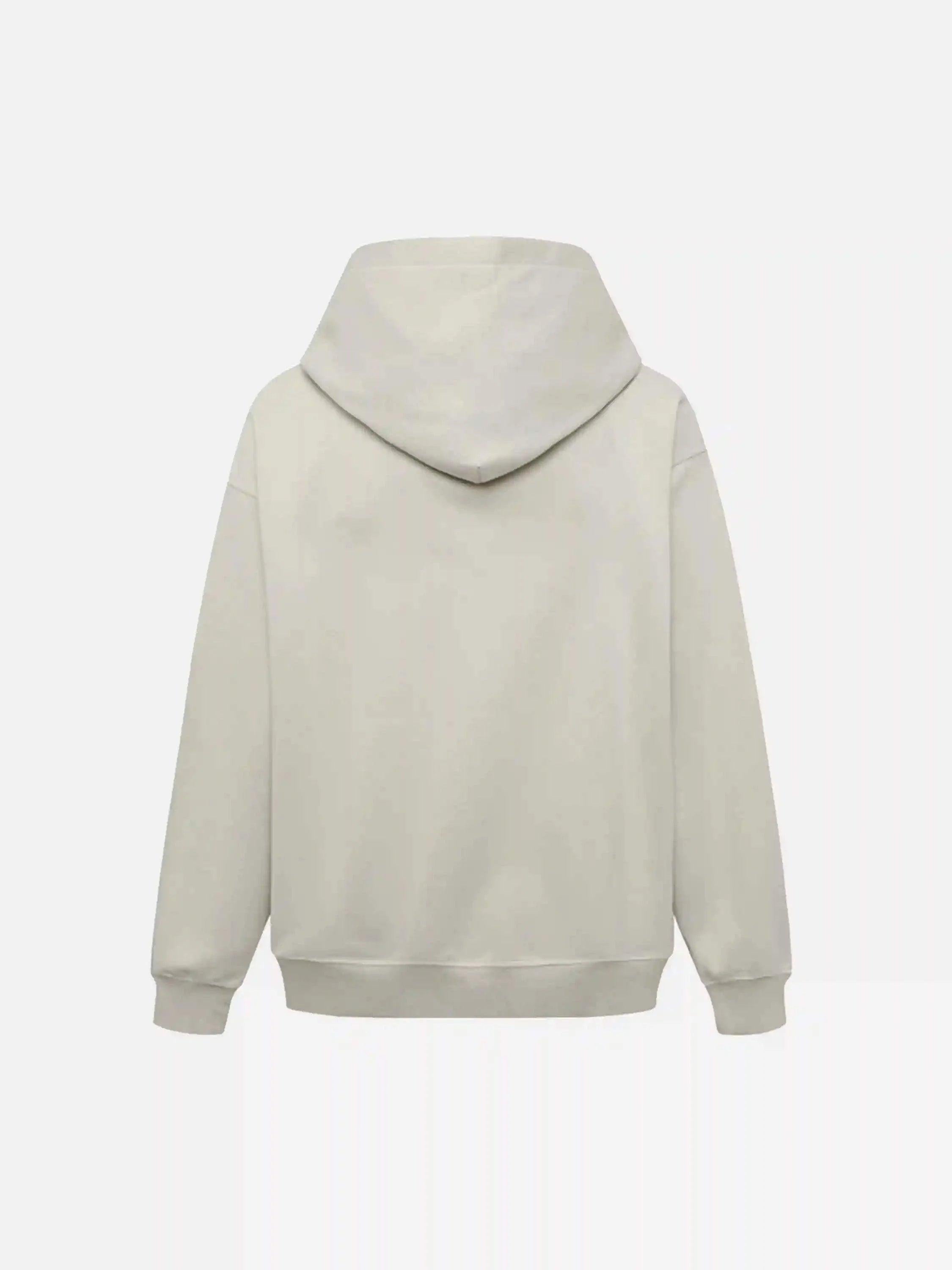 Distressed 3D Steel Print Hip-Hop Pullover Hoodie