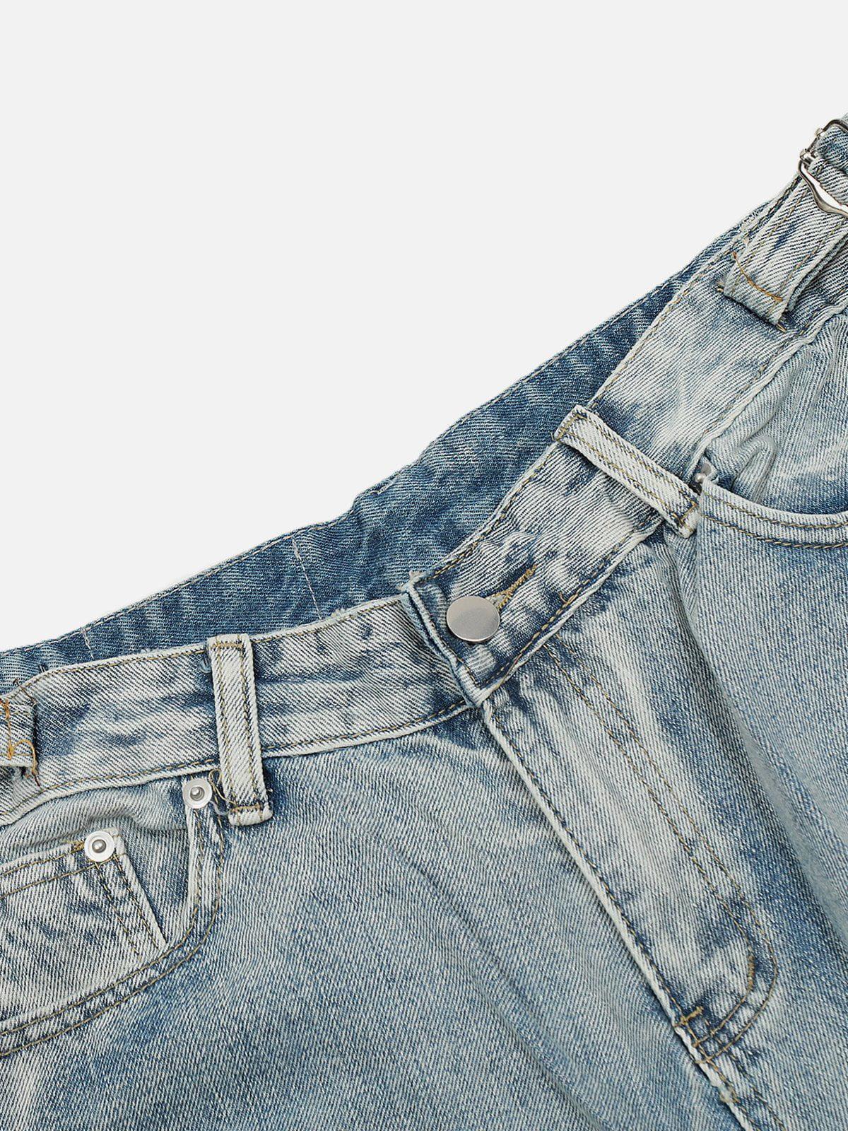 Distressed Fringe Jorts