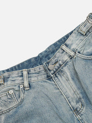 Distressed Fringe Jorts