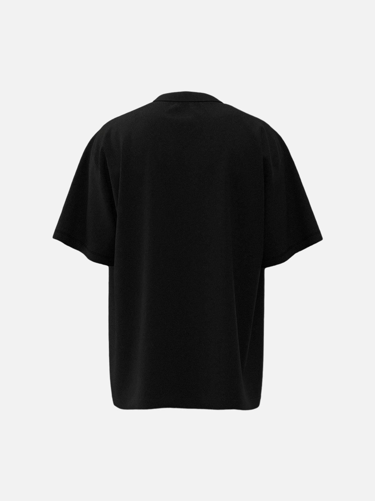 Distressed Skull Cross Graphic T-Shirt