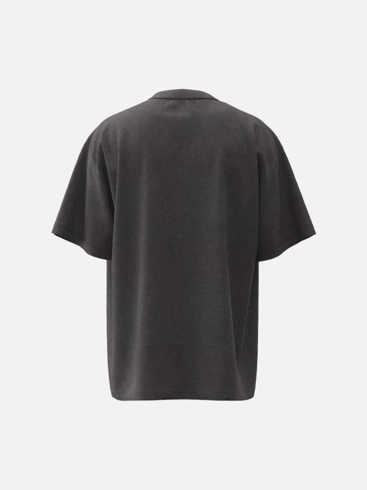 Distressed Skull Cross Graphic T-Shirt