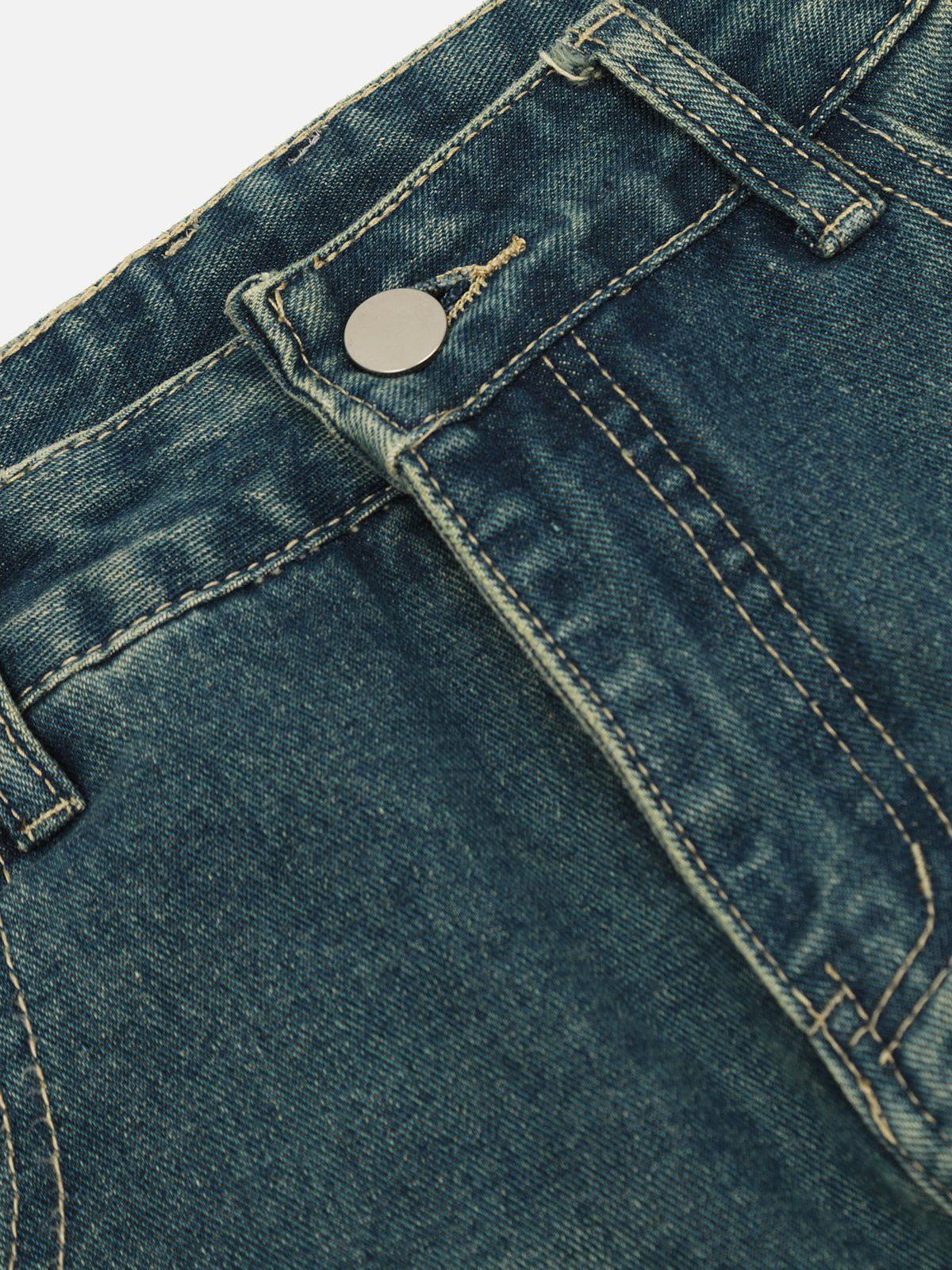 Distressed Star Heart Jeans