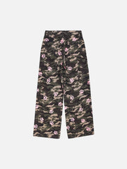 Dog Paw Print Camouflage Pants
