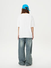 Double Waist Loose Sagging Jeans