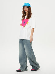 Double Waist Loose Sagging Jeans