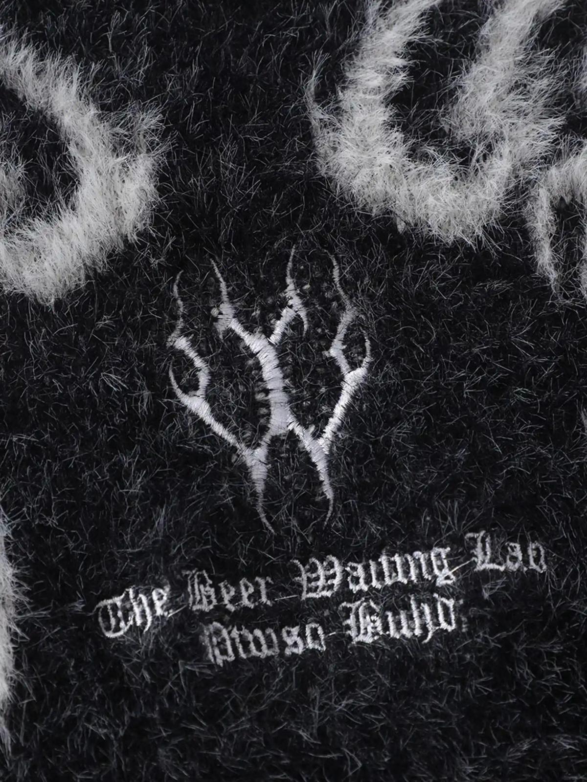 Dragon Mohair Jacquard Sweater