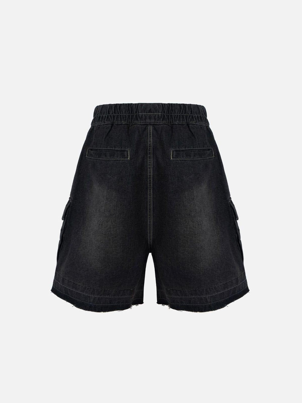 Drawstring Washed Jorts