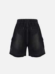Drawstring Washed Jorts