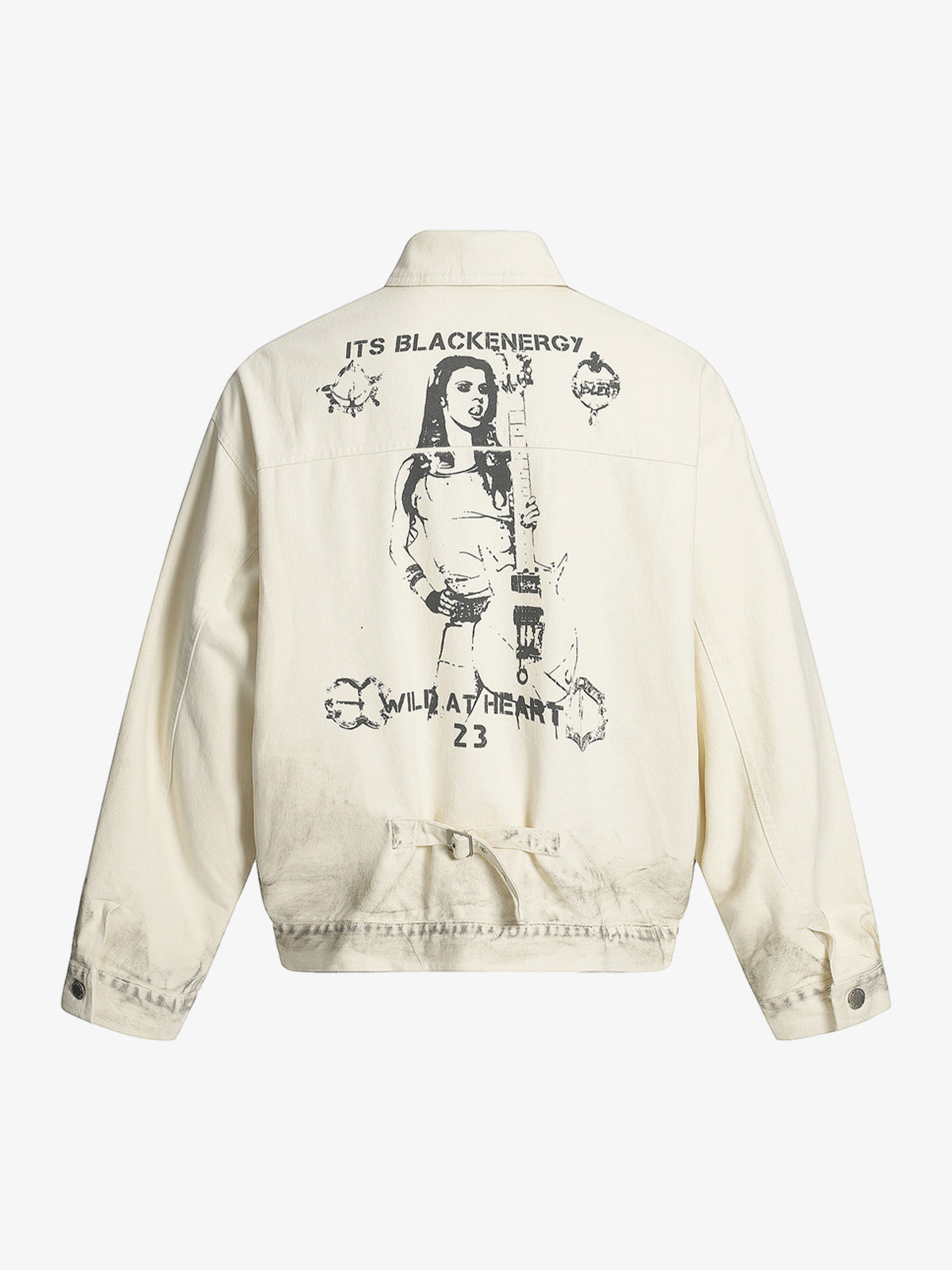 Street Hip-Hop Portrait Print Graphic Jacket