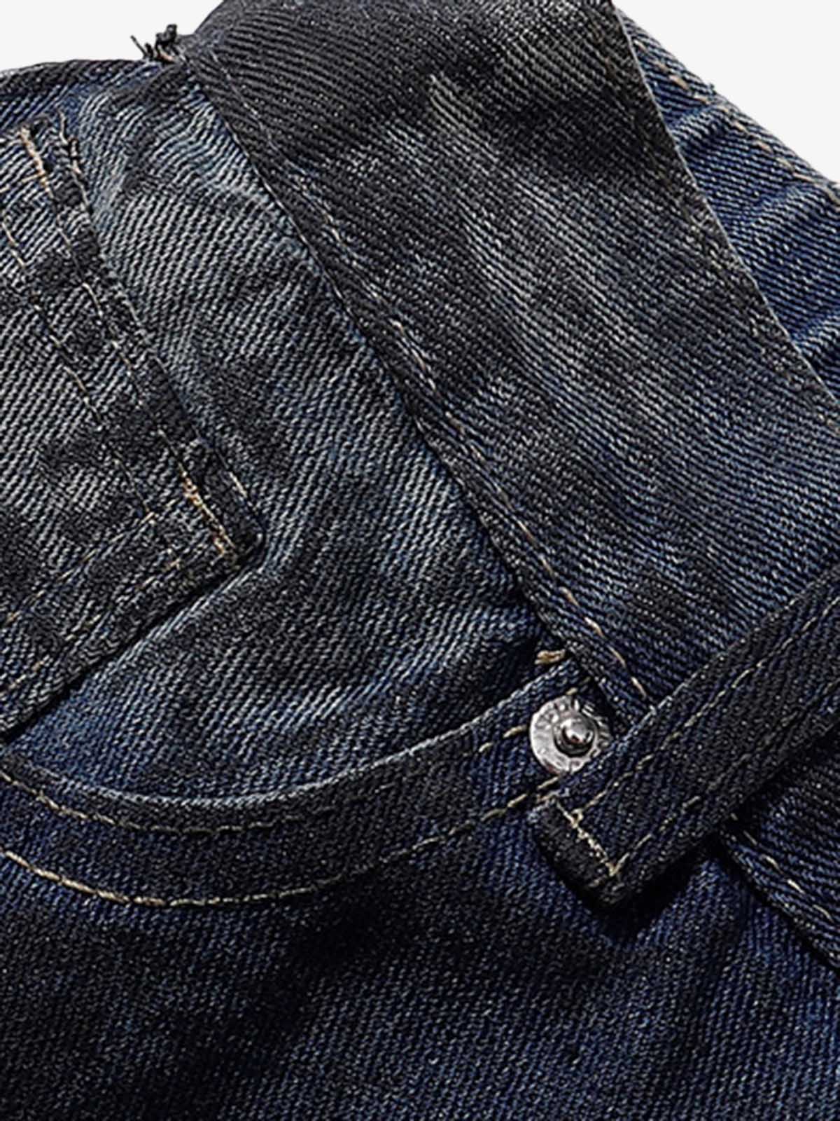 High Street Dirty Dyed Ripped Jeans