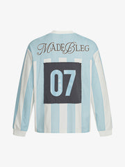 Retro Street Contrast Vertical Striped Long-Sleeved T-Shirt
