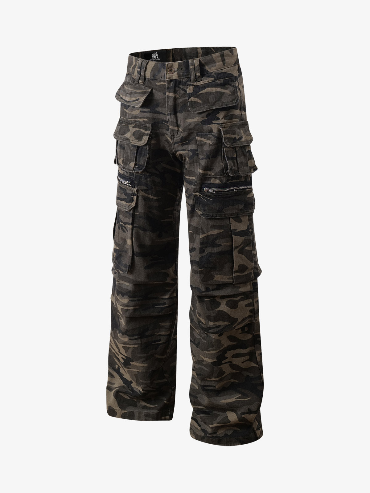 Functional Camouflage Multi-Pocket Work Pants
