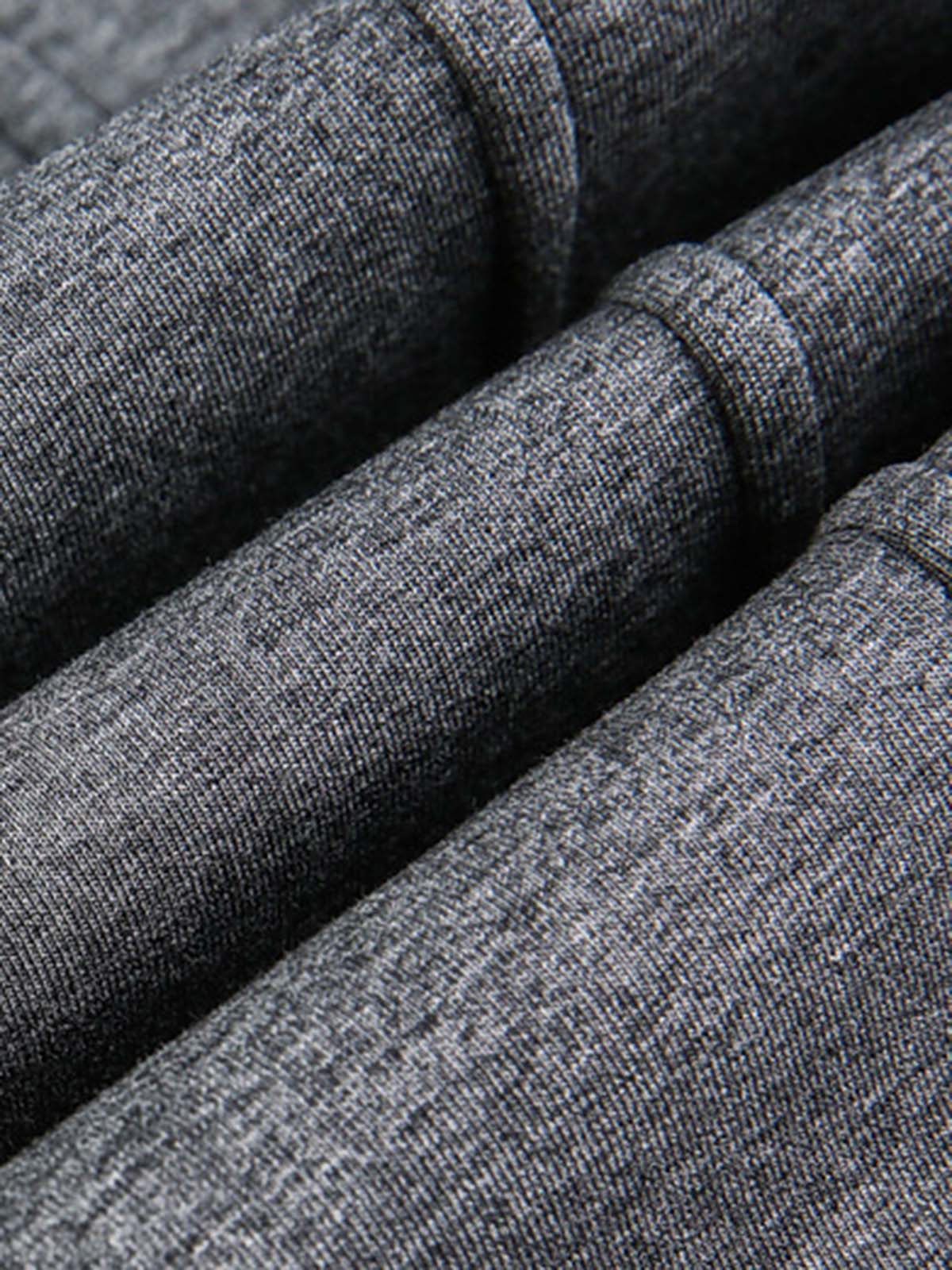 Deconstructed Split Drawstring Casual Sweatpants