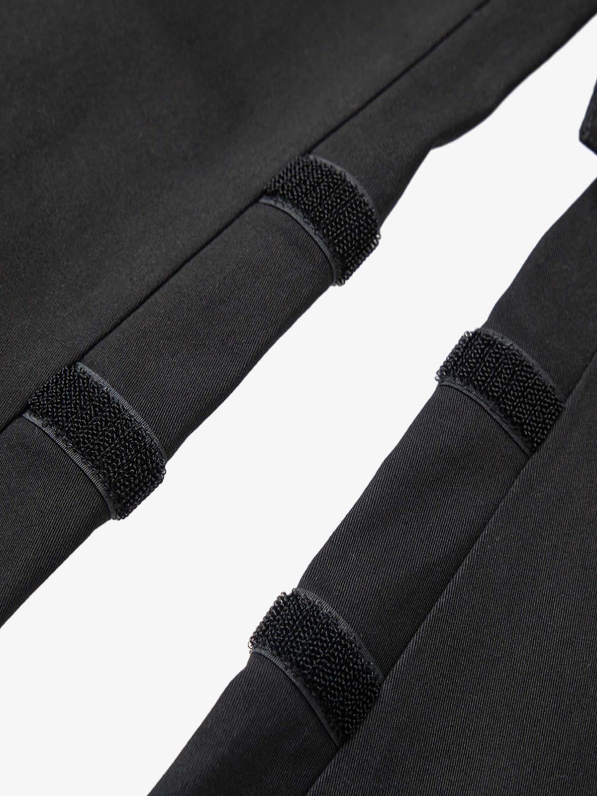 Technical Style Flared Cargo Casual Pants