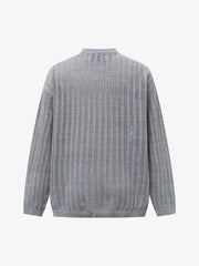 Streetwear Retro Hollow-Out Knit Sweater