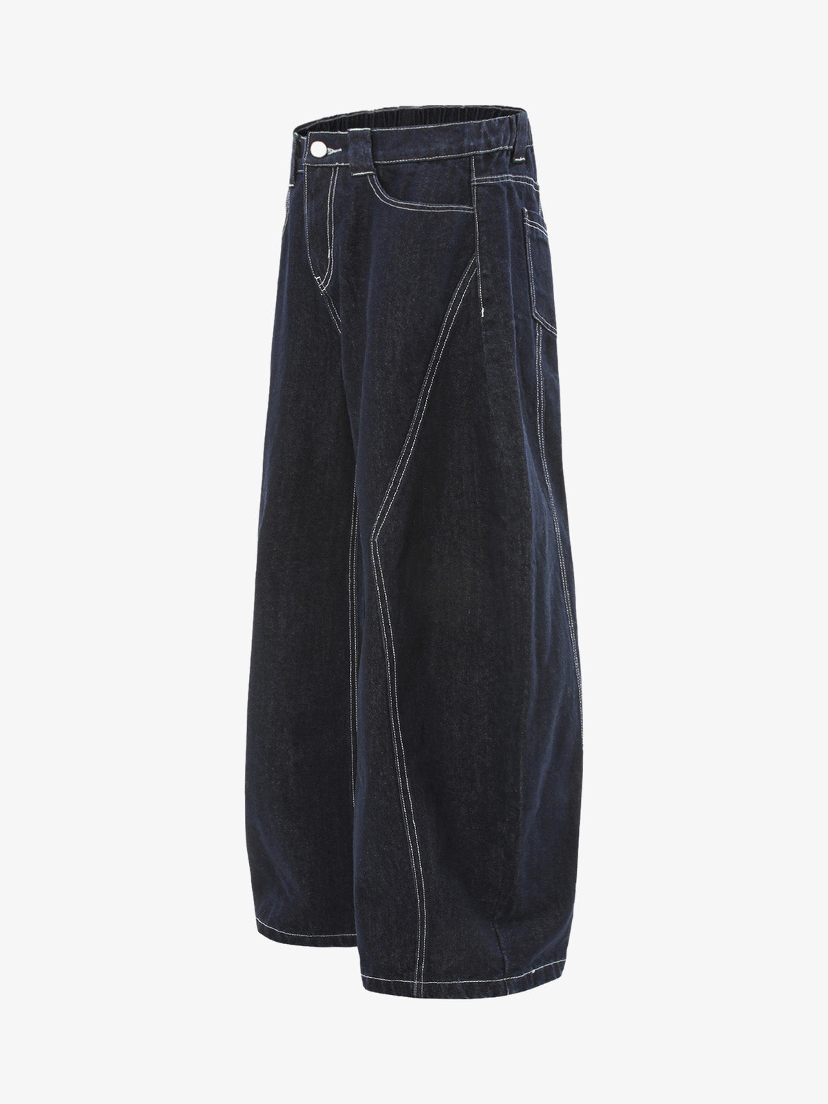 Vintage Topstitched Scimitar Jeans