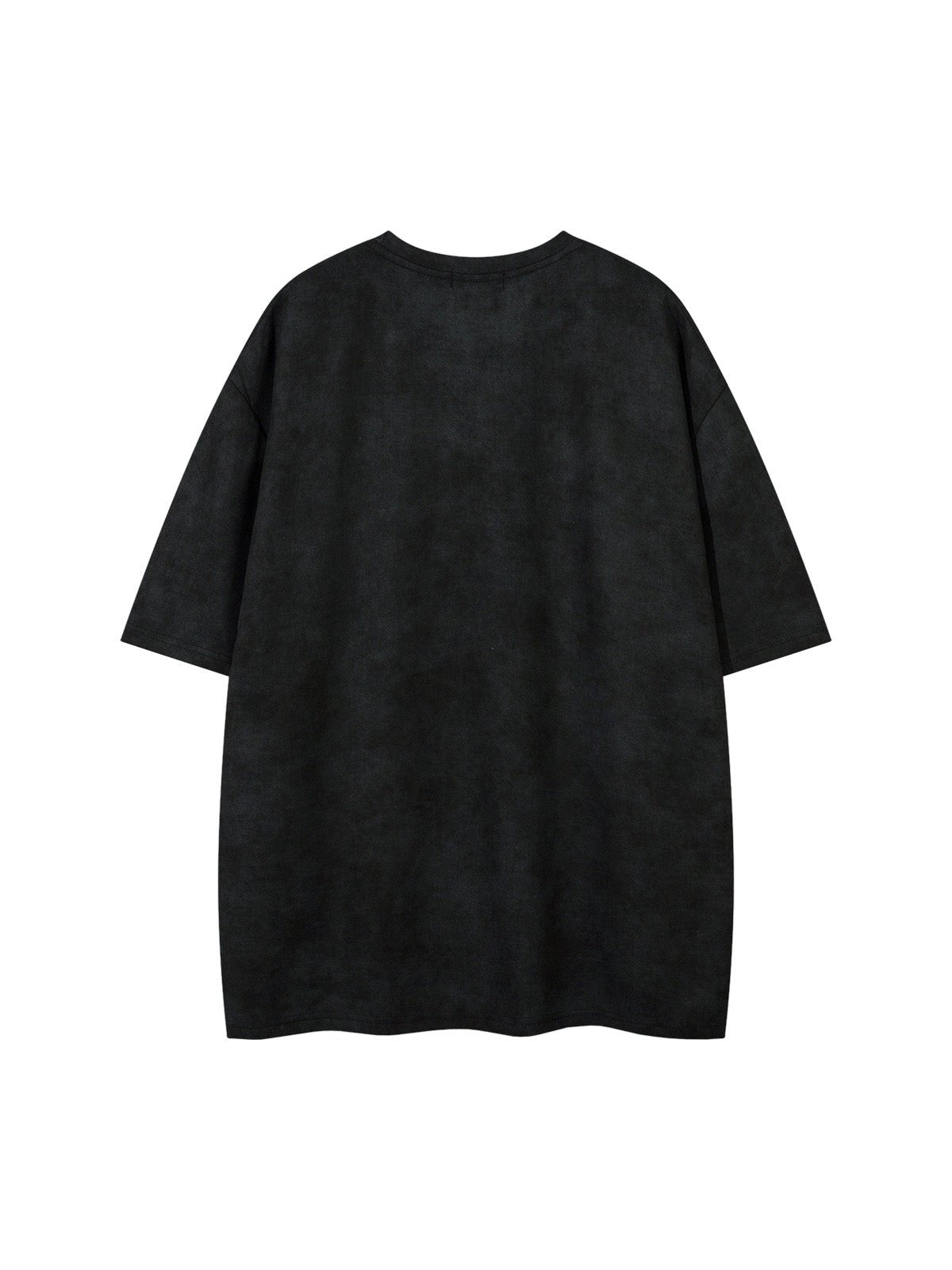 Oversized Graphic Suede Print T-Shirt