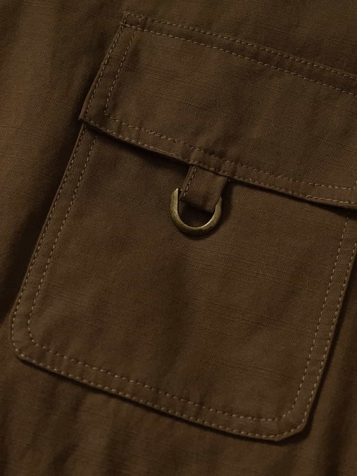 Vintage Workwear Patch Lamb Fleece Long Parka Jacket