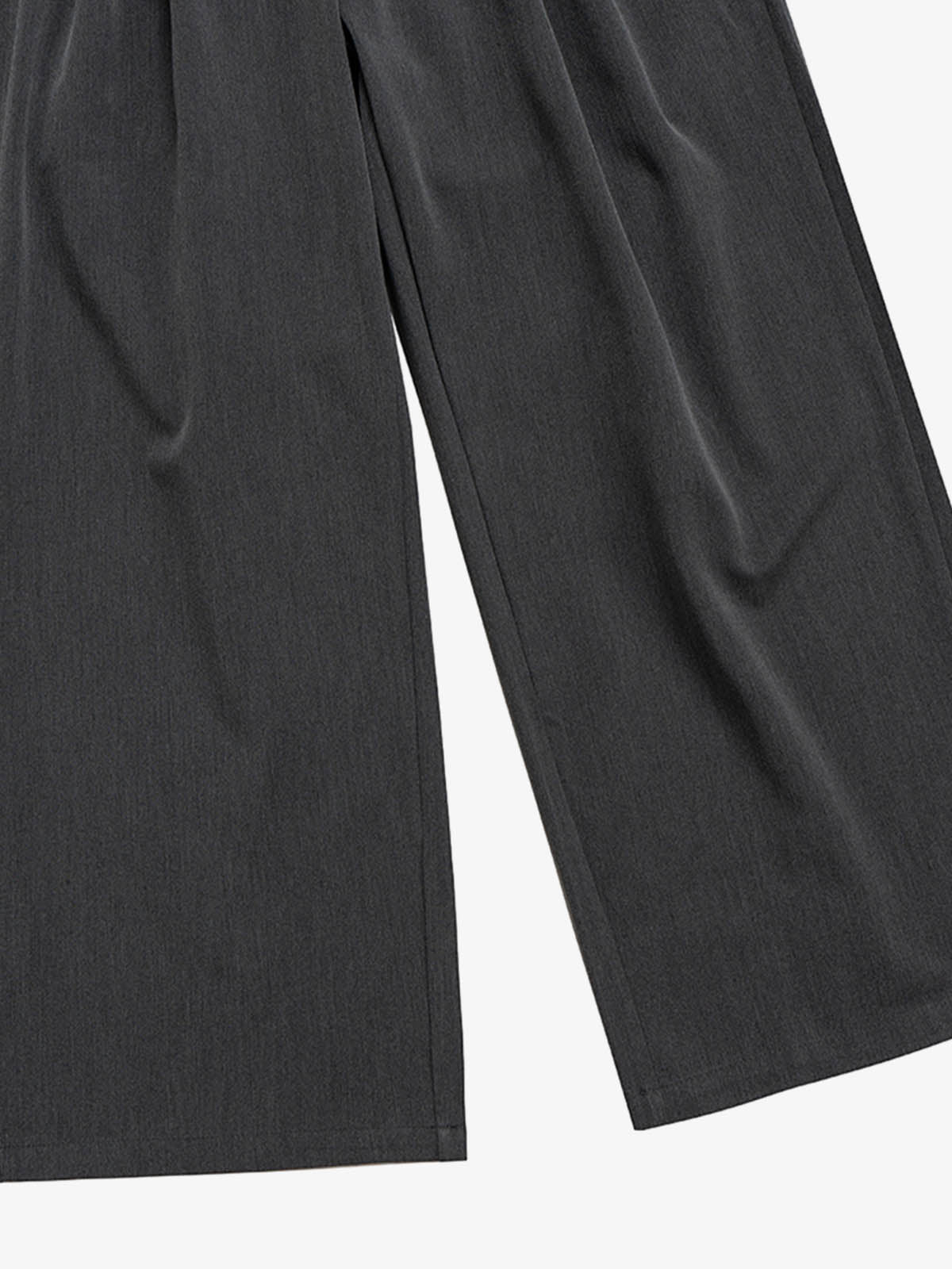 High-Waisted Contrast-Color Patchwork Niche Pants