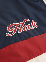 Embroidered Letter Patch Cotton Jacket