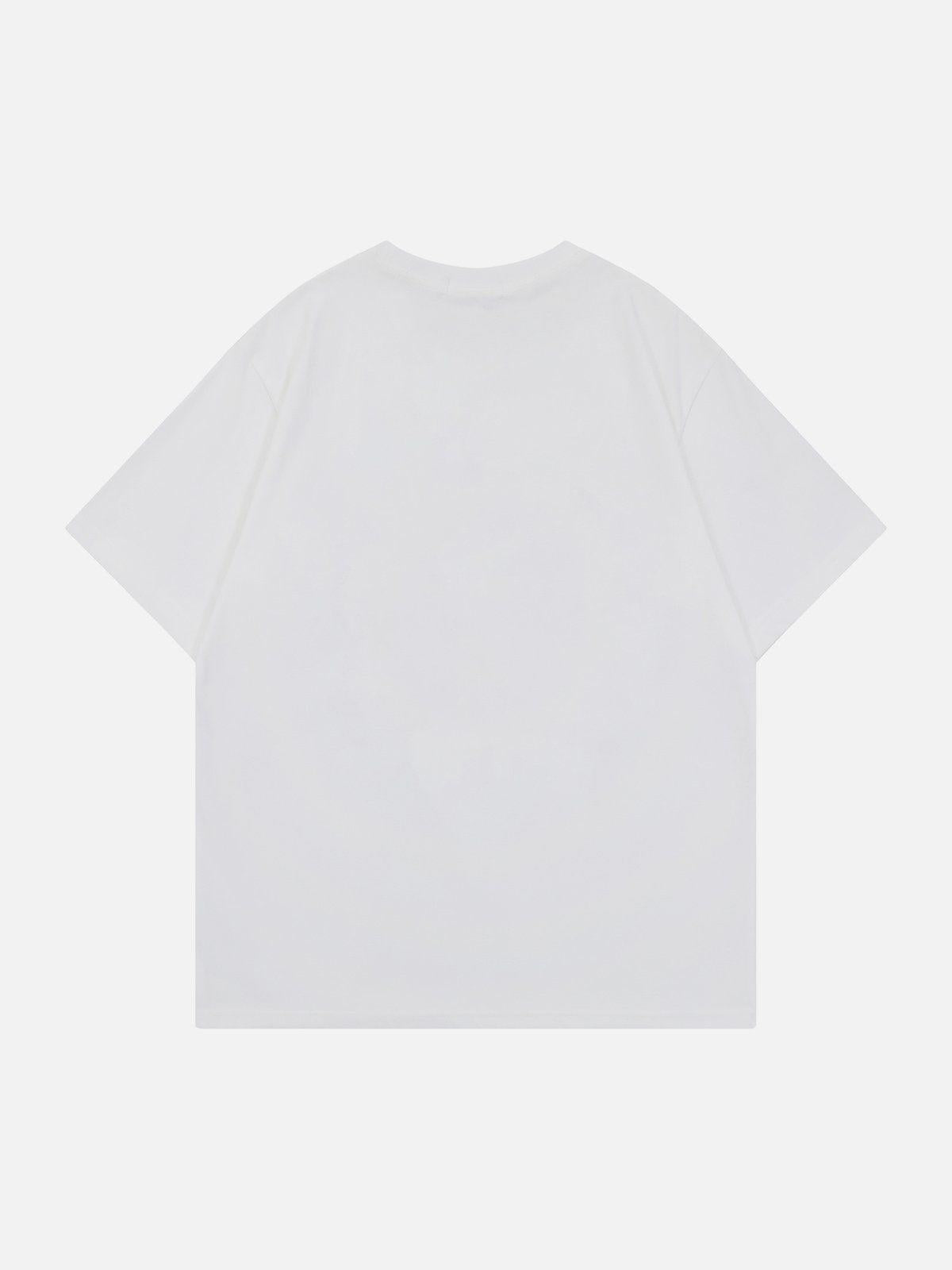 Embroidery Line Butterfly Tee
