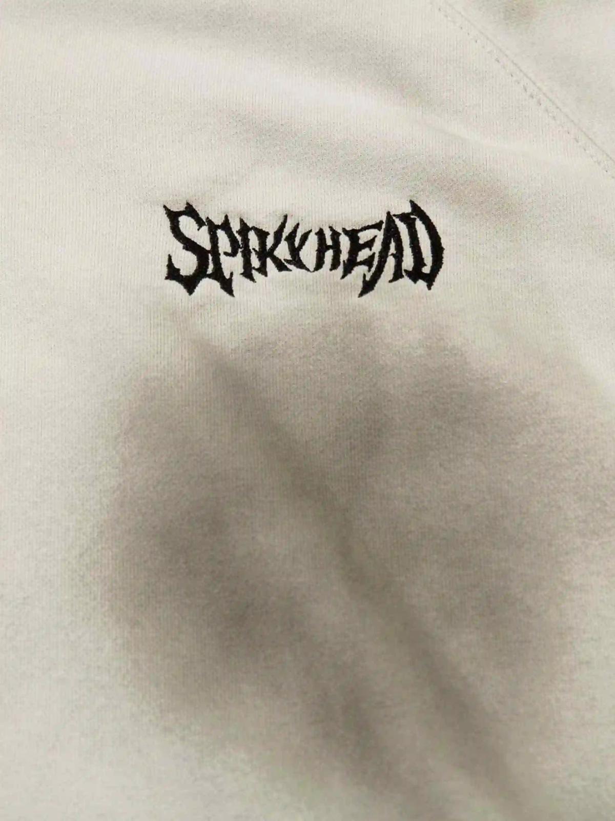 Embroidery Spots Zip-Up Hoodie
