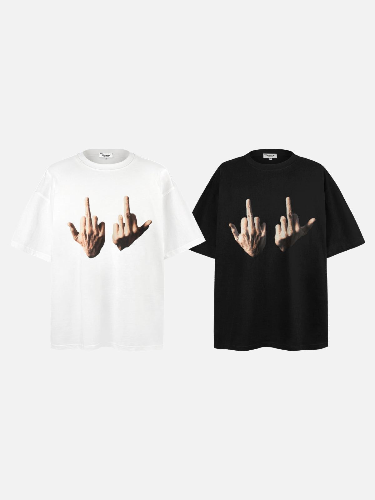 Expressive Hands Bold Gesture Graphic Tee