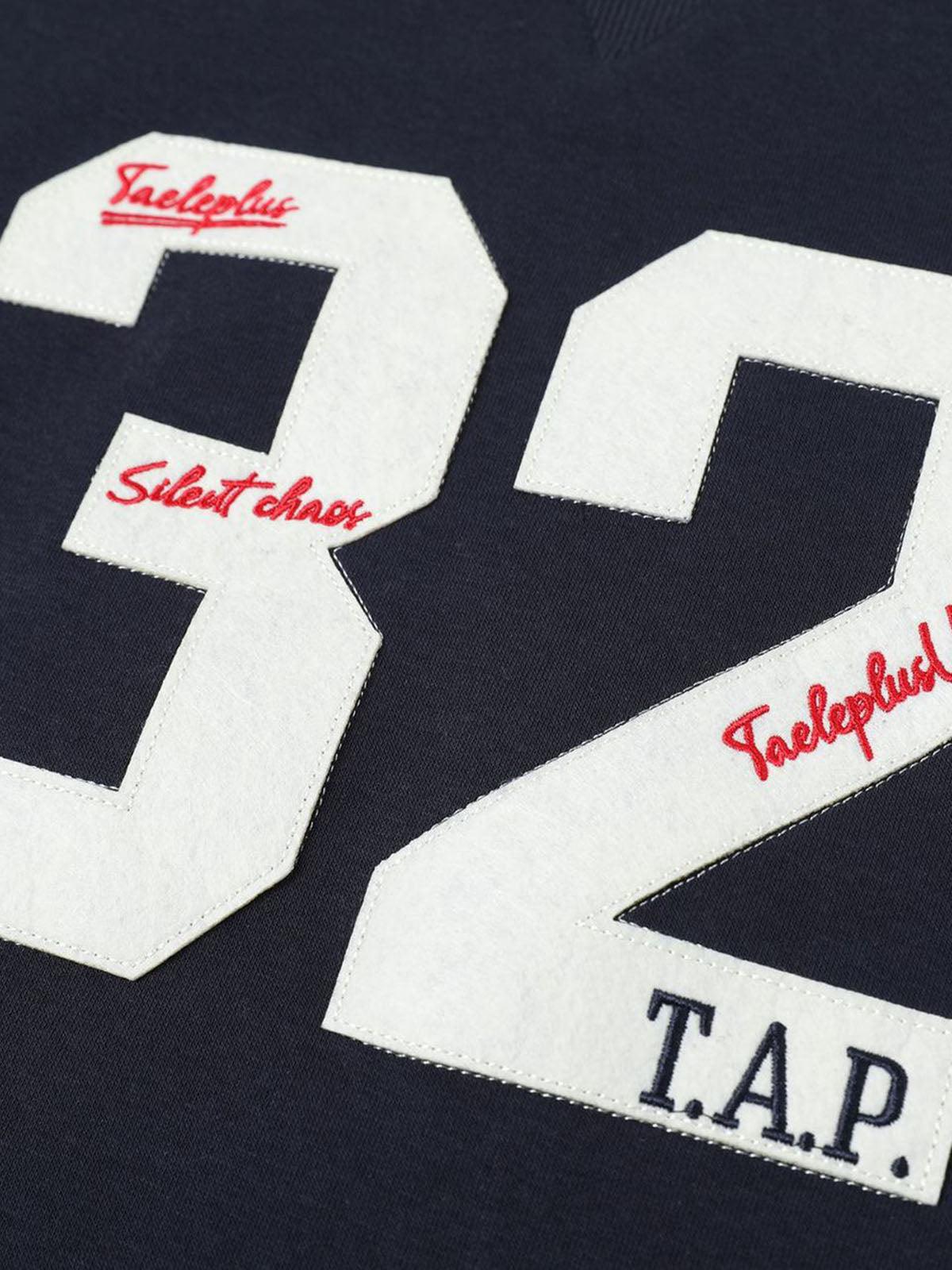 Retro Patch Embroidery Sweatshirt