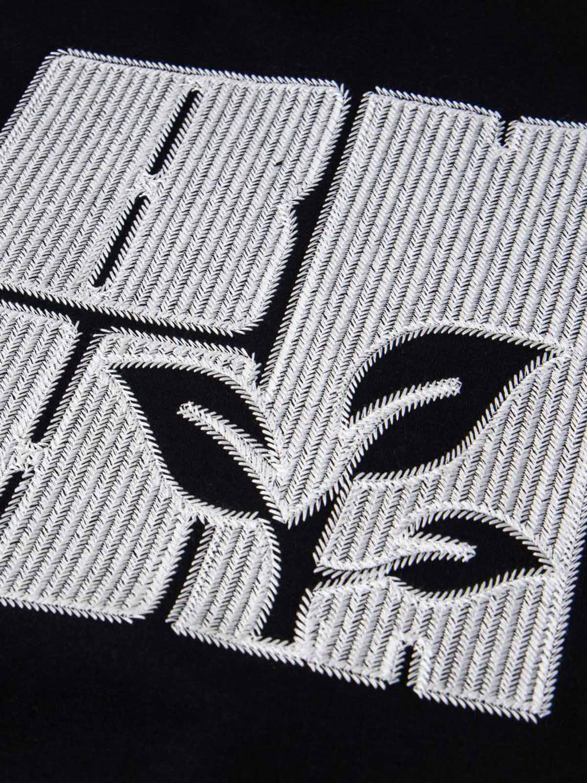 Vintage Embroidered Graphic Pattern Hoodie
