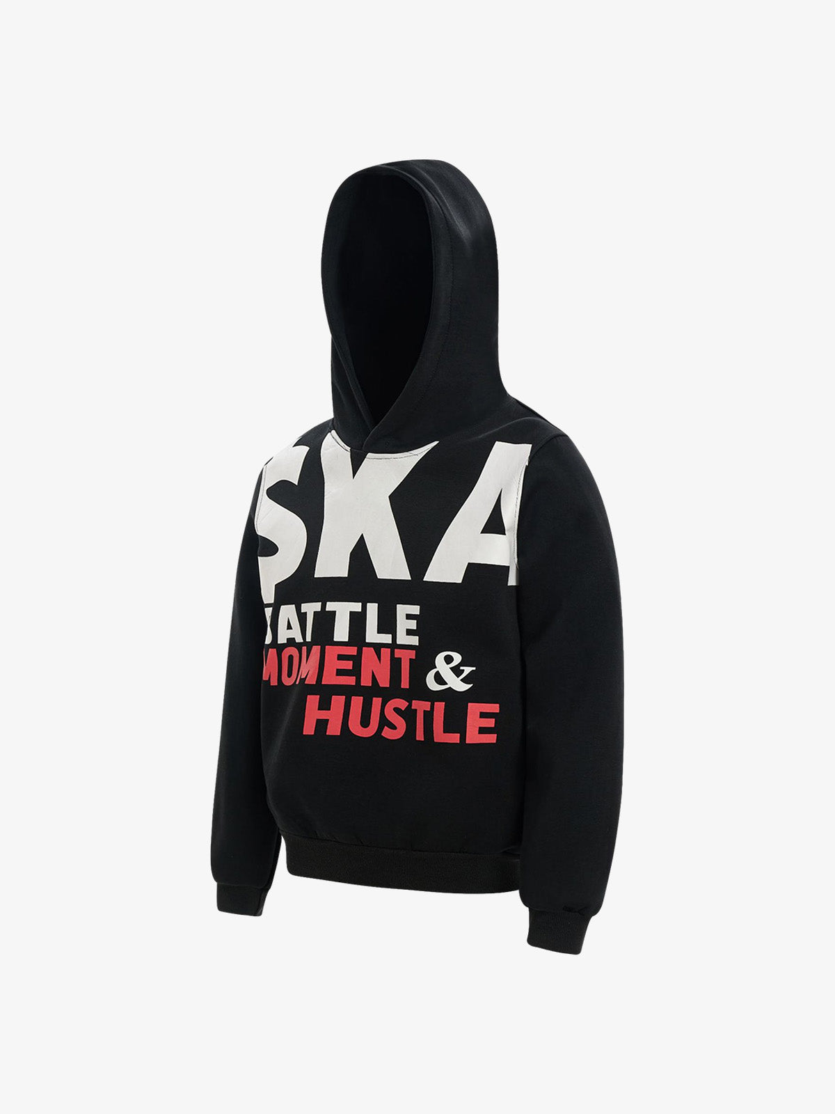 Retro Letter Print Thickened Hoodie
