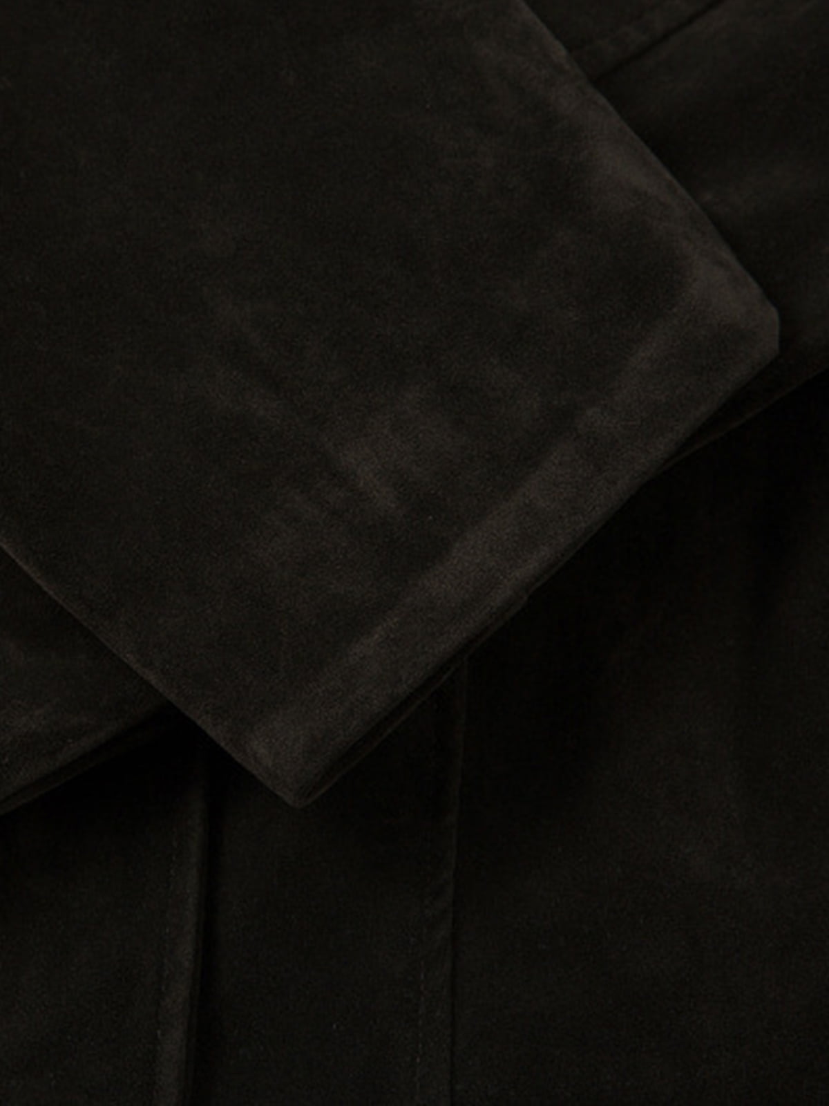 Retro Unique Metal Button Suede Lapel Bomber Jacket