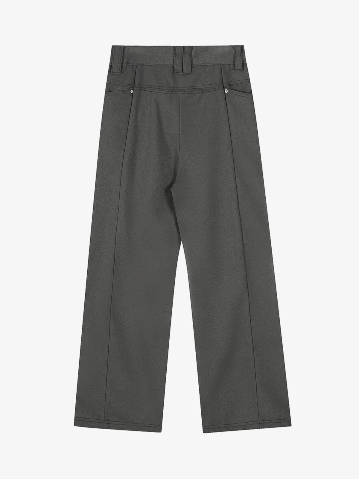 Pleated Deconstructed Tailored Pocket Casual Pants