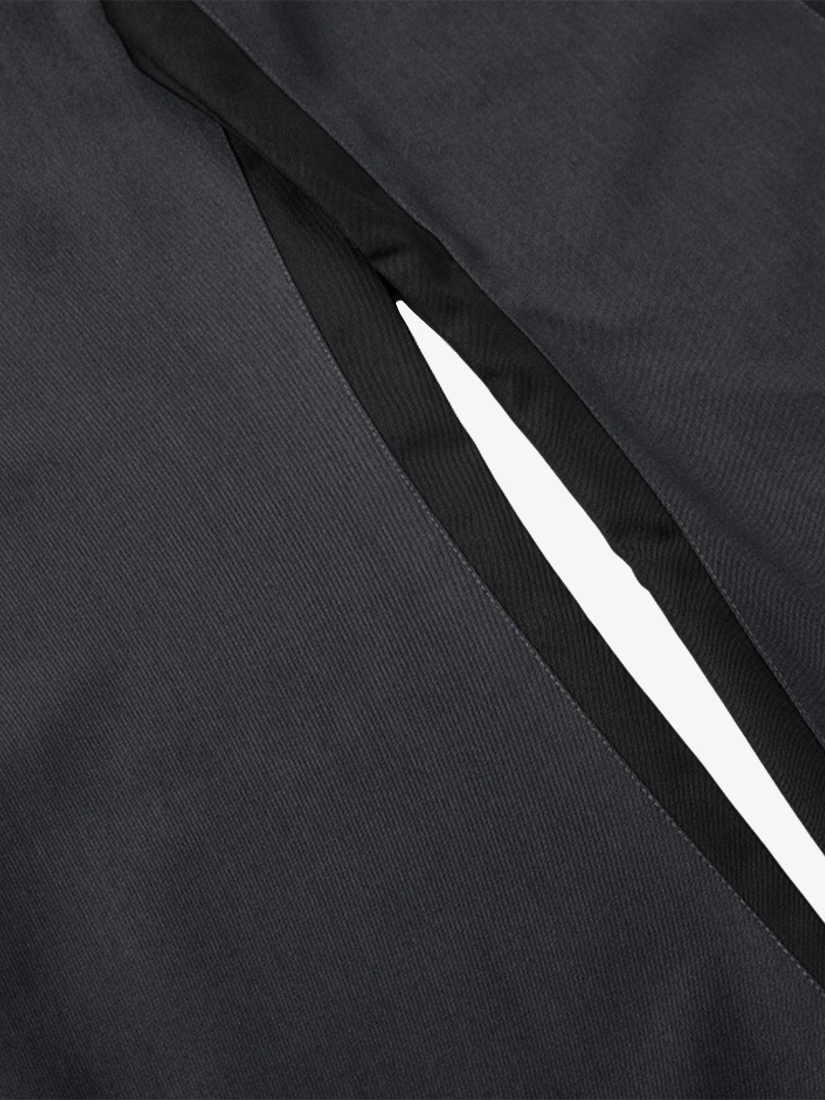 Double Waistband Panel Strap Barrel Pants