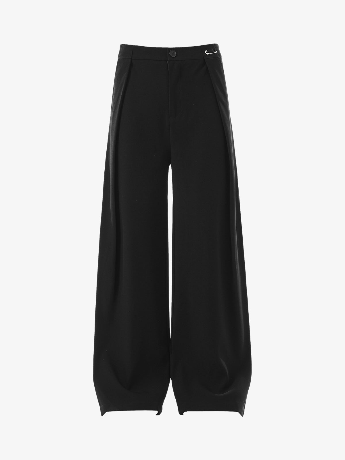 High Street Paperclip Design Drape Scimitar Pants