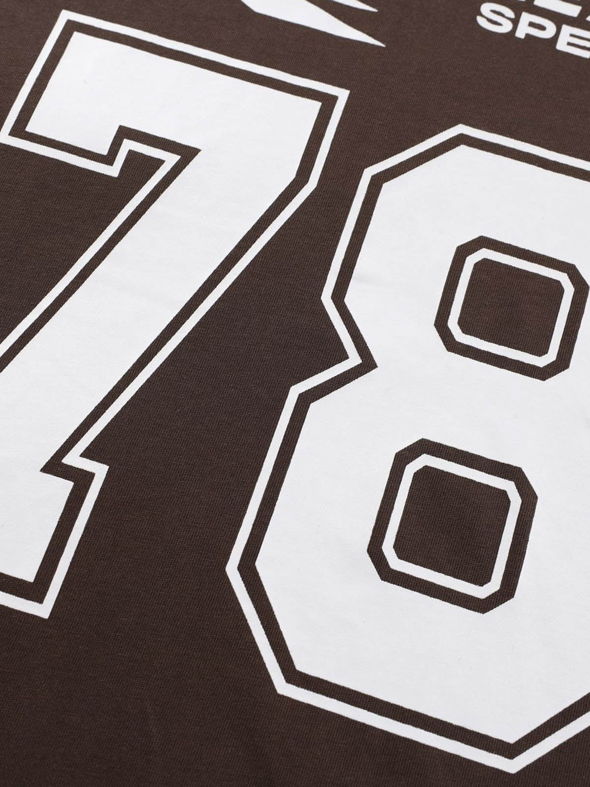 Jersey Digital Print Colorblock Long-Sleeved T-Shirt