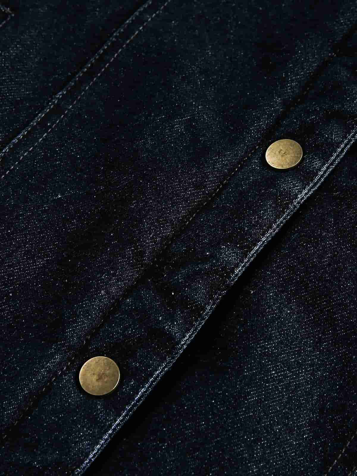Retro Detachable Fur Collar Workwear Denim Jacket