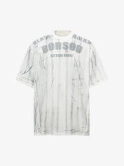 Painted Distressed Print Short-Sleeved T-Shirt