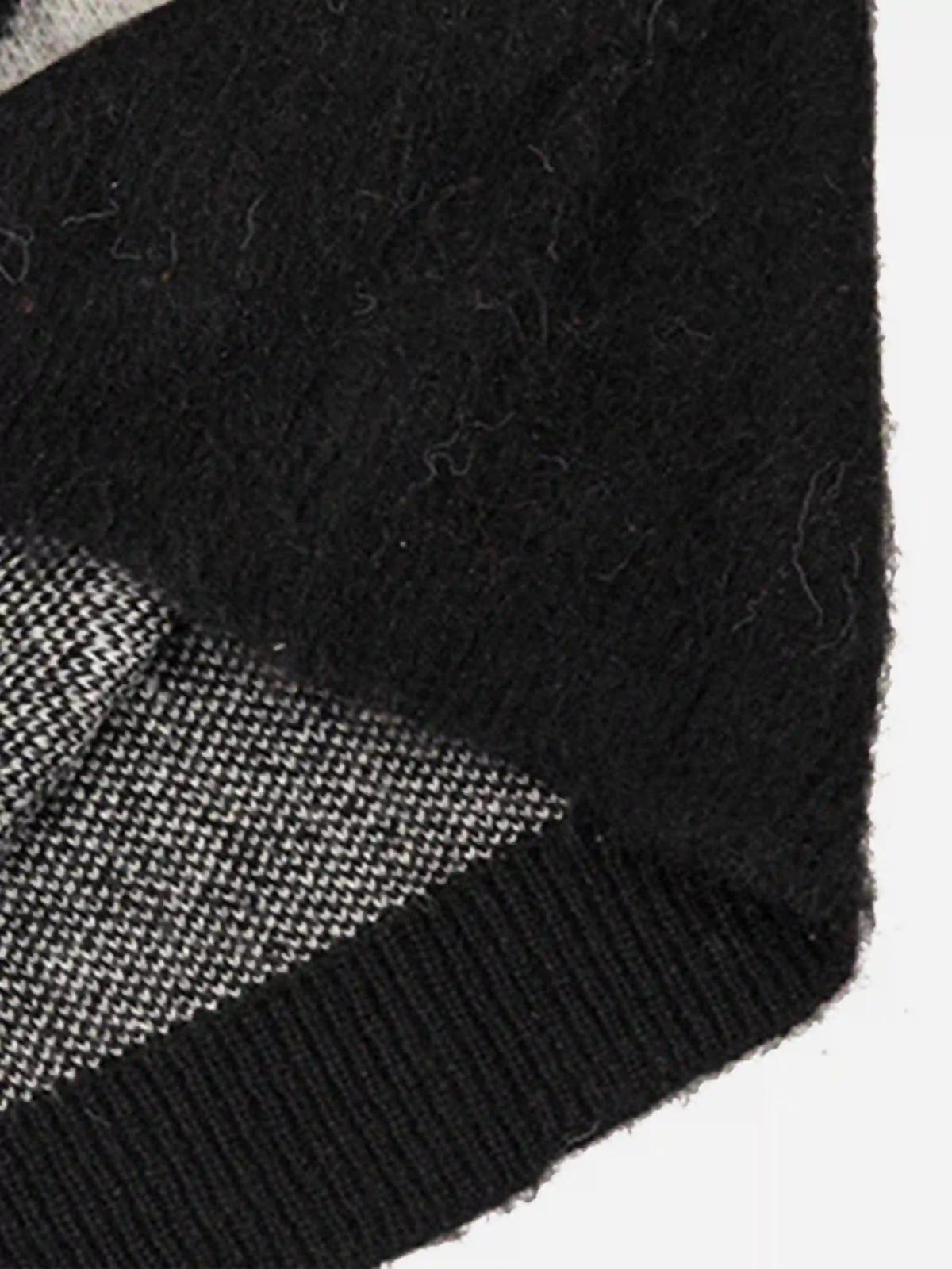 Facial Pattern Mohair Sweater