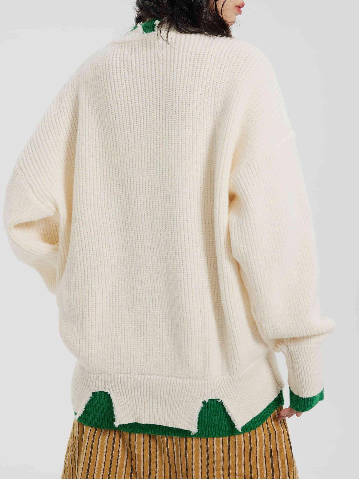 Fake Two Sweater