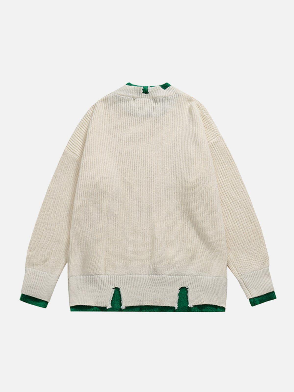 Fake Two Sweater