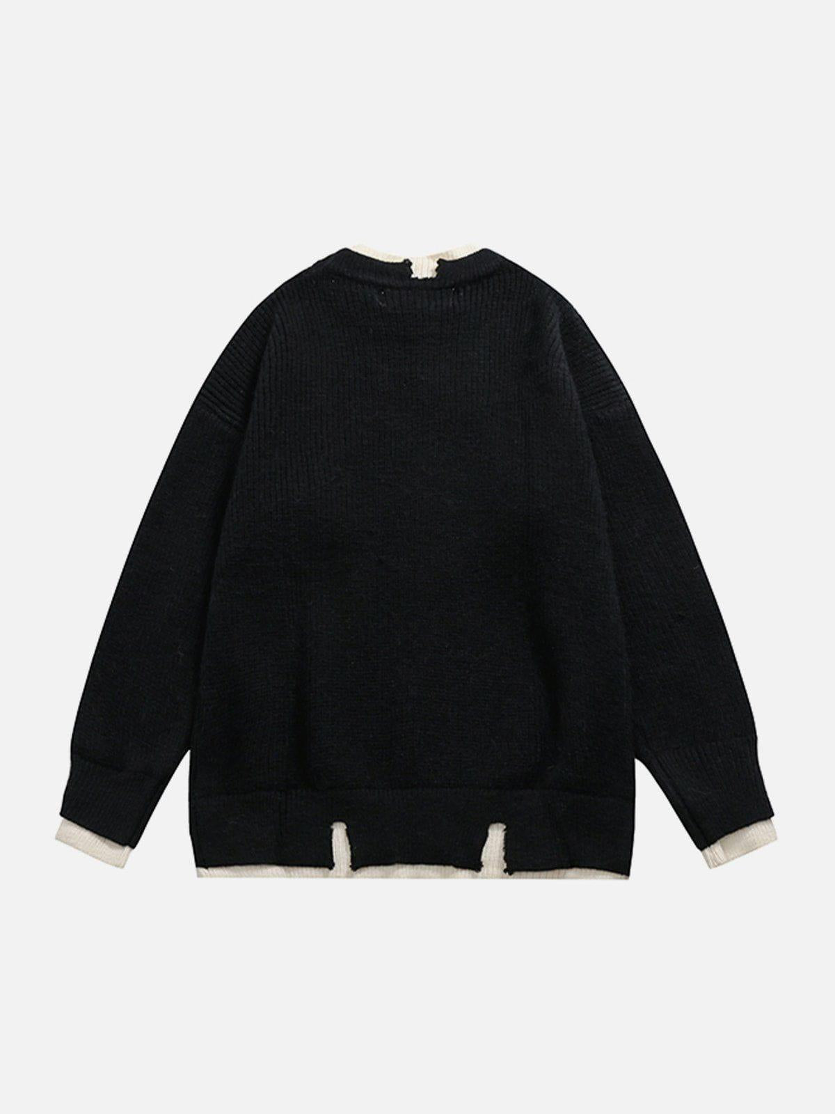 Fake Two Sweater