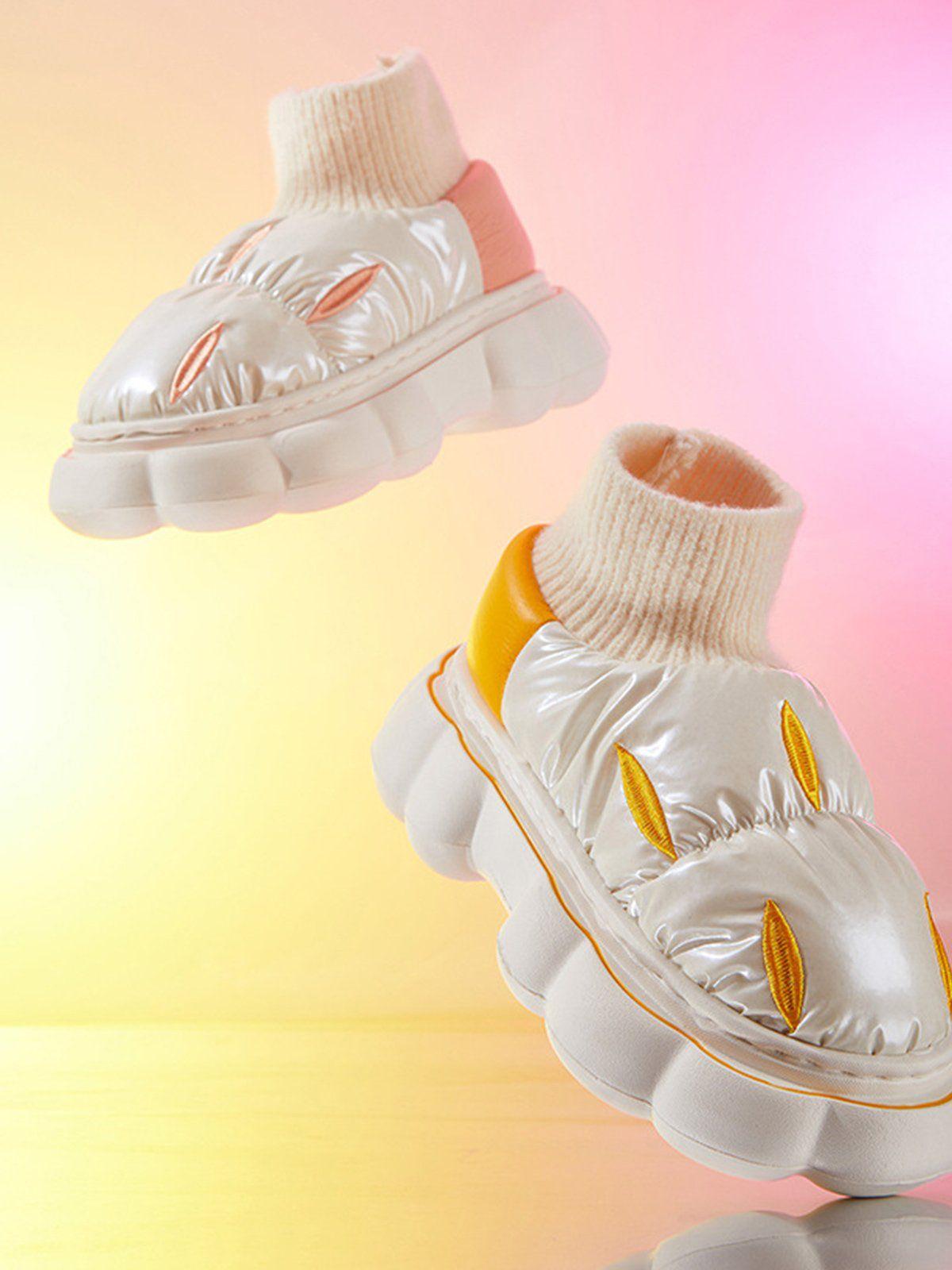 Fantastic Design Latex Cotton-Padded Shoes