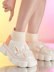 Fantastic Design Latex Cotton-Padded Shoes
